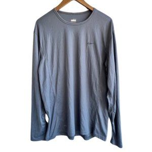 NIKEFit Grey Long Sleeve Soft Fabric Activewear or Everyday Wear Tee Men’s Large